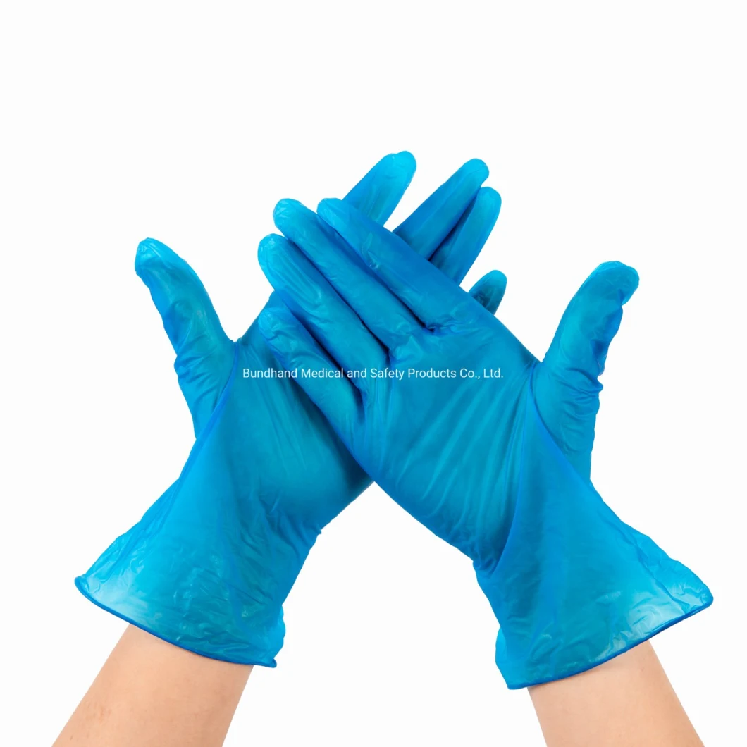 Clear Wholesale Latex Powdered Vinyl Nitrile Blend Disposable PVC Gloves for Food Examination Latex Free with Mdr Non Medical Gloves 5% off