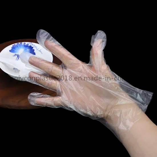 Hot Selling High Quality Wholesale Cleaning Plastic PE Disposable Embossing Gloves