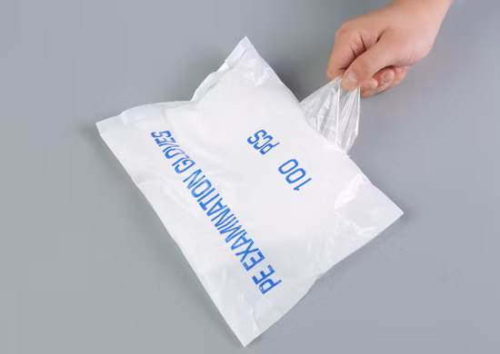 手を保護するPE-CPE防水プラスチック使い捨て医療用保護手袋